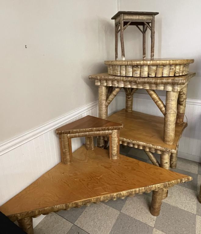 Group of Yellow Birch Adirondack Rustic Furniture (1 of 6)