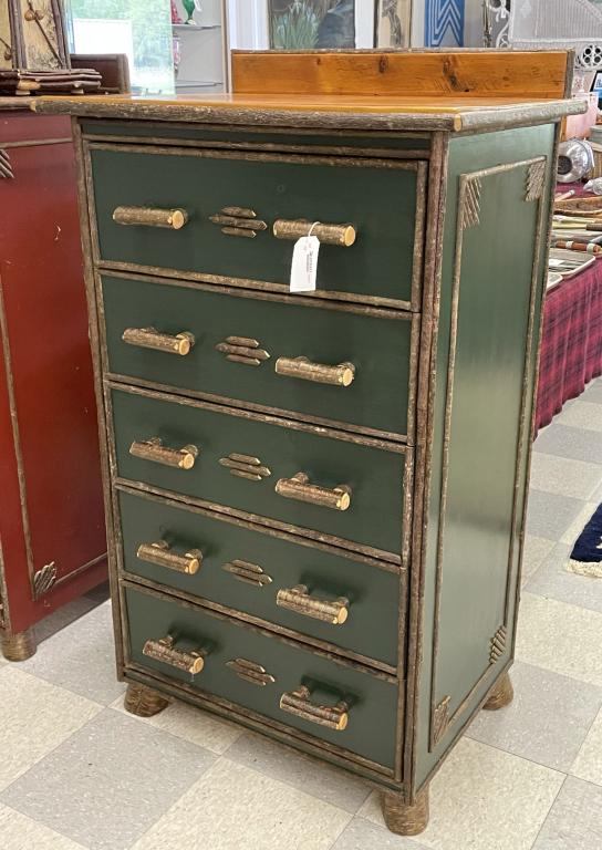 Adirondack 5 Drawer Highboy Dresser (1 of 5)