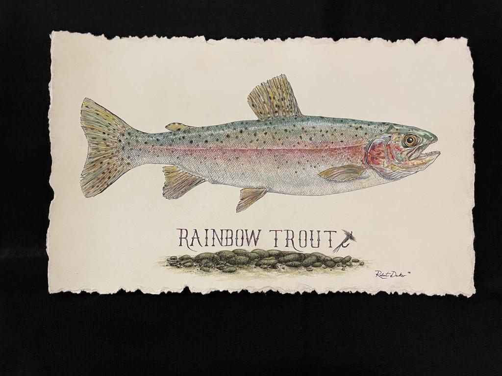 Robert Decker Rainbow Trout Giclée (1 of 2)