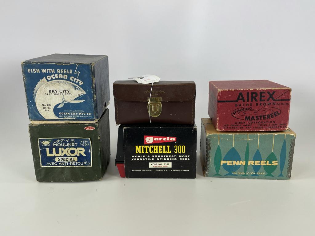 6 Boxed Fishing Reels (1 of 15)