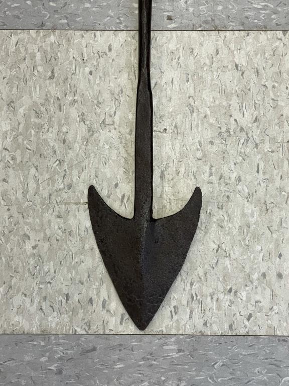 Hand Forged Iron Fish Spear - 44 1/2" long (1 of 3)