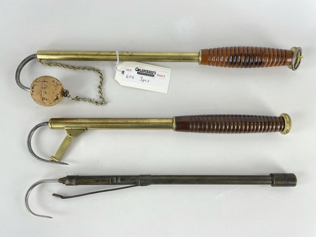 3 Telescopic Fish Gaffs (1 of 3)
