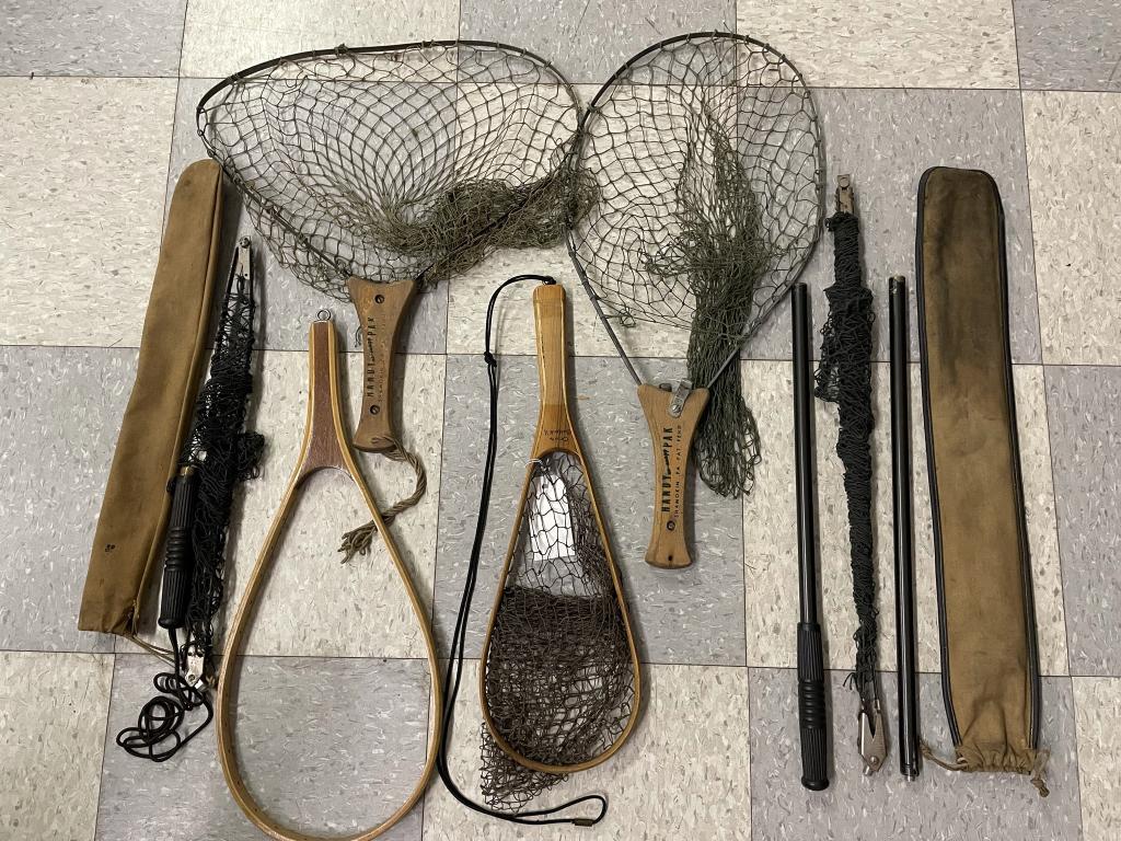 6 Vintage Trout Fishing Nets (1 of 3)