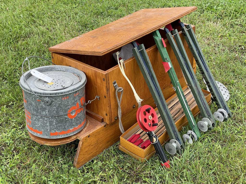 Handmade Ice Fishing Sled (1 of 3)