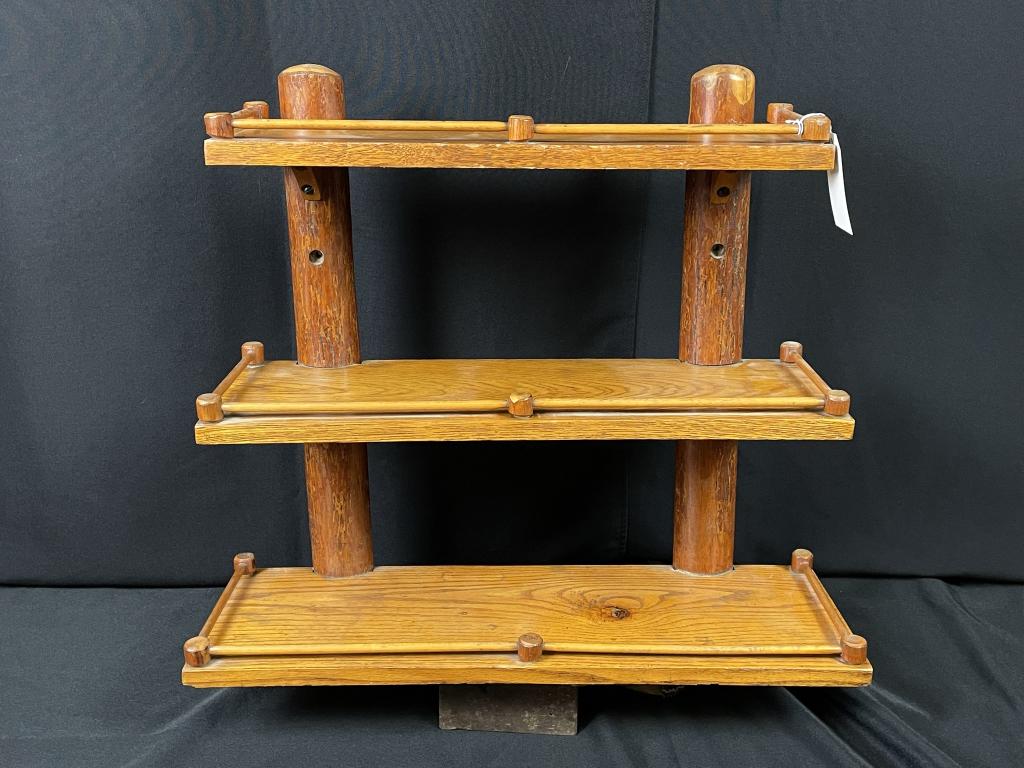Old Hickory 3 Tiered Wall Shelf (1 of 3)