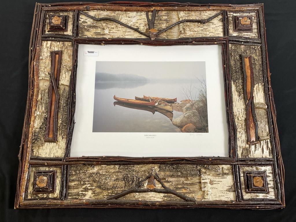 "Birchbarks" Print in Adirondack Frame (1 of 4)