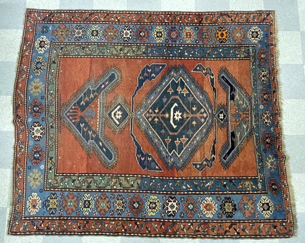 Hand Woven Oriental Rug - 75" x 88" (1 of 3)