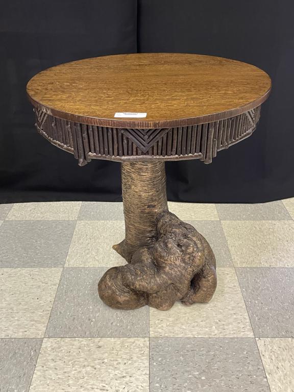 Adirondack Root Base Lamp Table by Charley Brown (1 of 6)