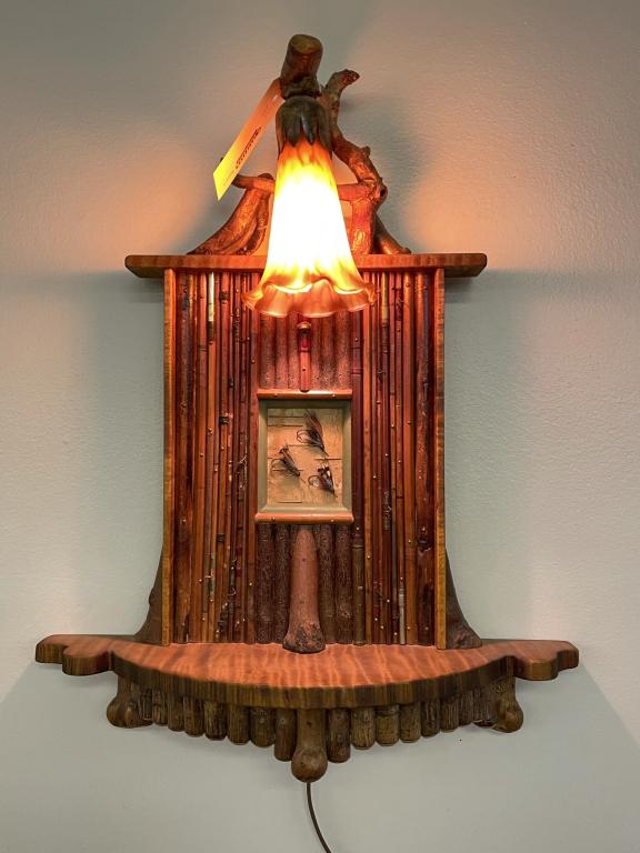 Barney Bellinger Wall Light with Shelf (1 of 5)