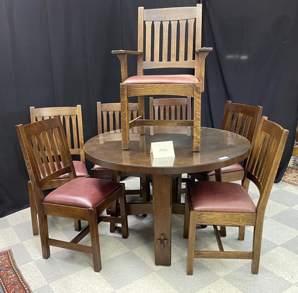 Stickley Oak Dining Room Set (1 of 6)