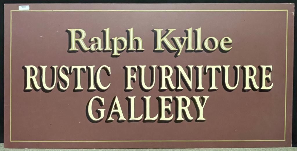 "Ralph Kylloe Rustic Furniture Gallery" Sign (1 of 1)
