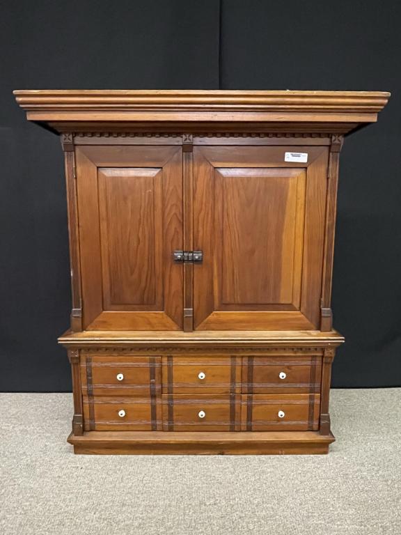 Antique Hanging Wall Cabinet (1 of 3)