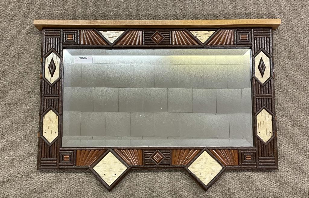 Jerry Farrell Adirondack Mosaic Beveled Mirror (1 of 3)