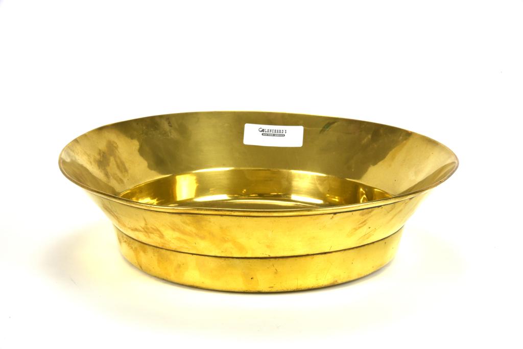 Brass Jelly Pan Stamped by Maker (1 of 6)