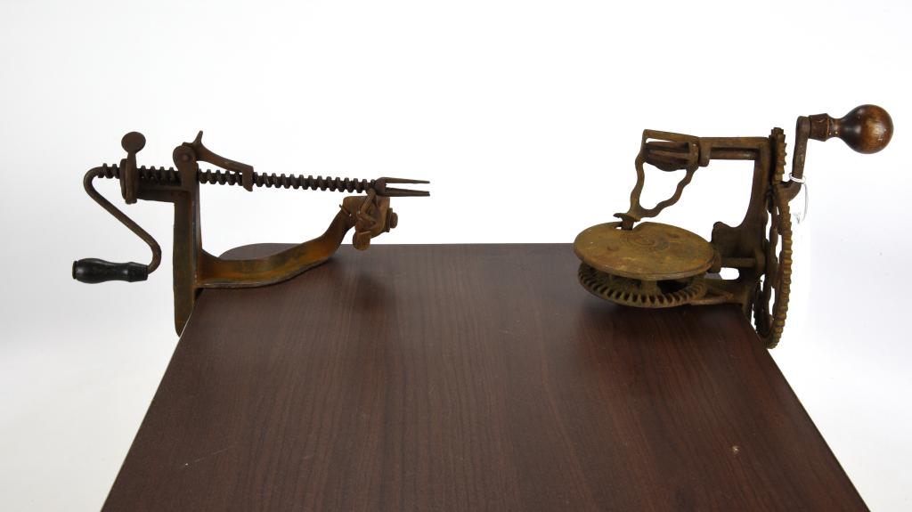 2 Early Mechanical Apple Peelers (1 of 8)