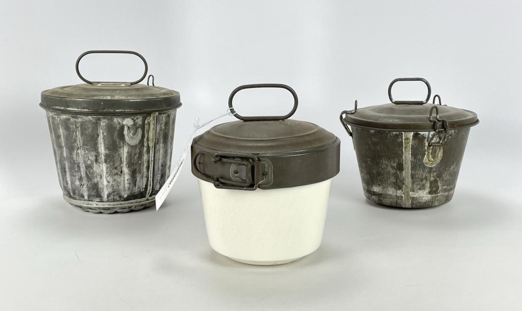 3 Vintage Pudding Steamers (1 of 2)
