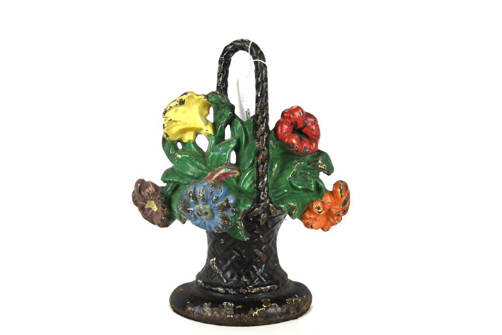 Cast Iron Painted Door Stop (1 of 3)