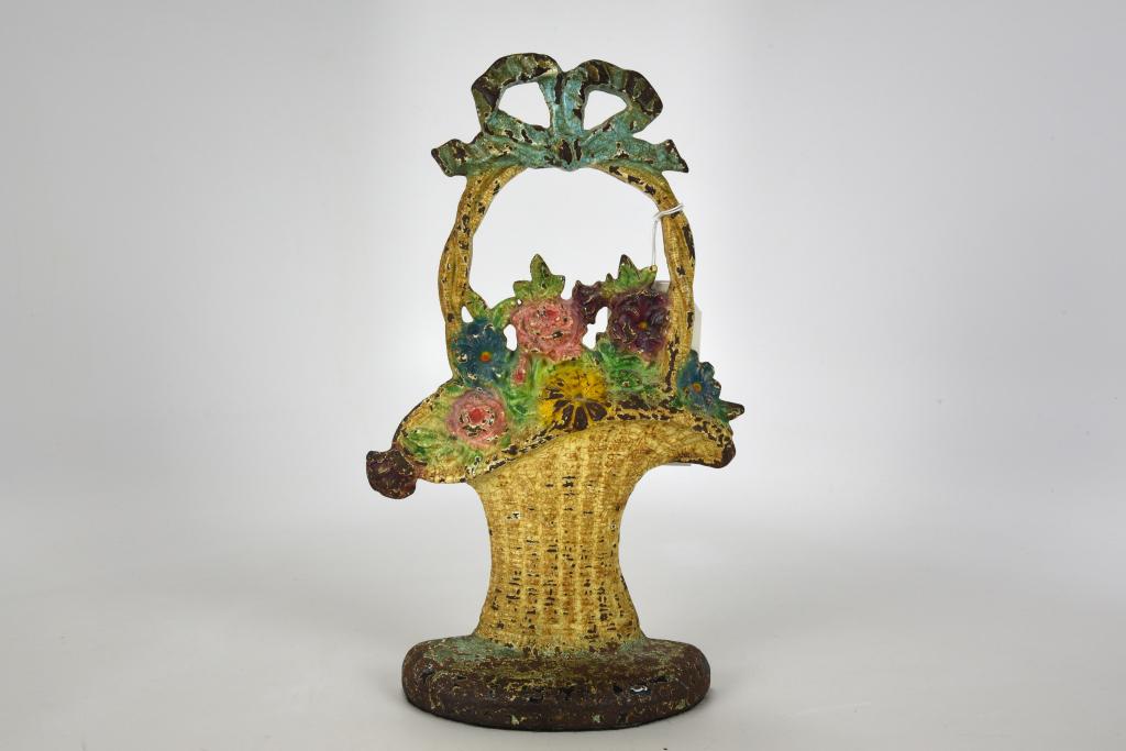 Cast Iron Painted Door Stop (1 of 3)