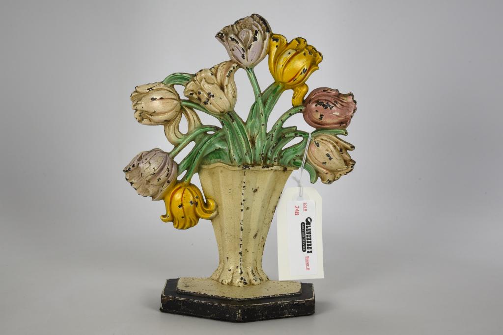 Cast Iron Painted Door Stop (1 of 3)