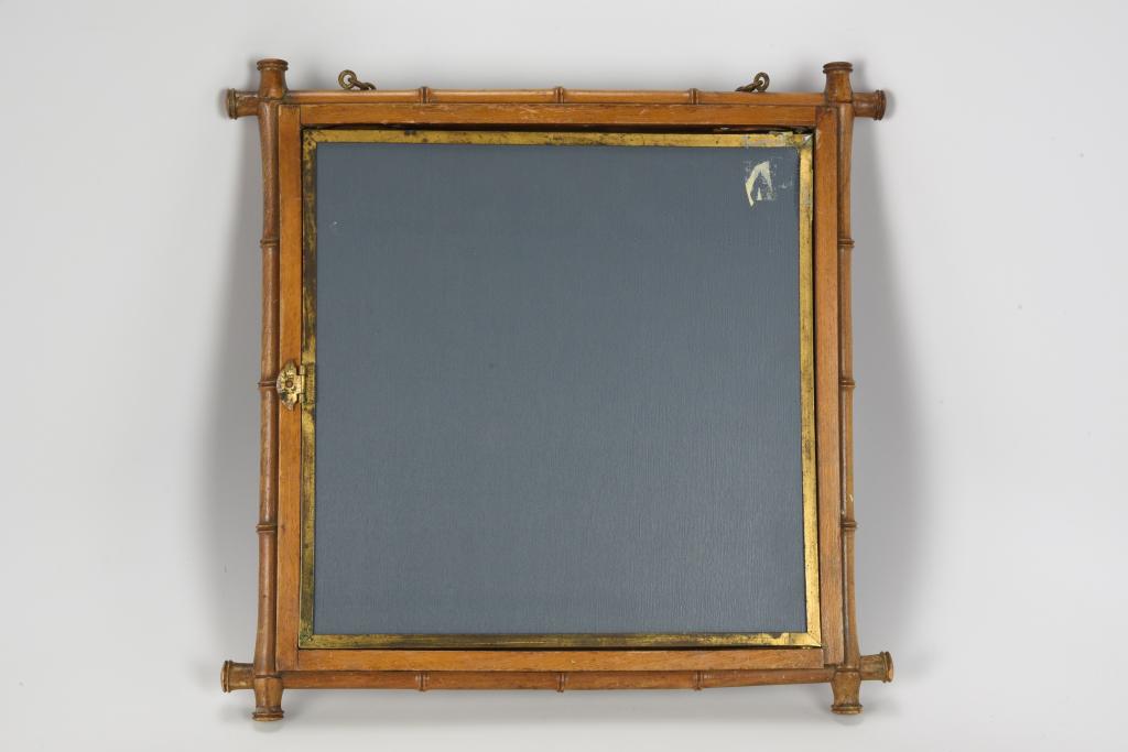 Faux Bamboo Tri Folding Hanging Mirror (1 of 2)