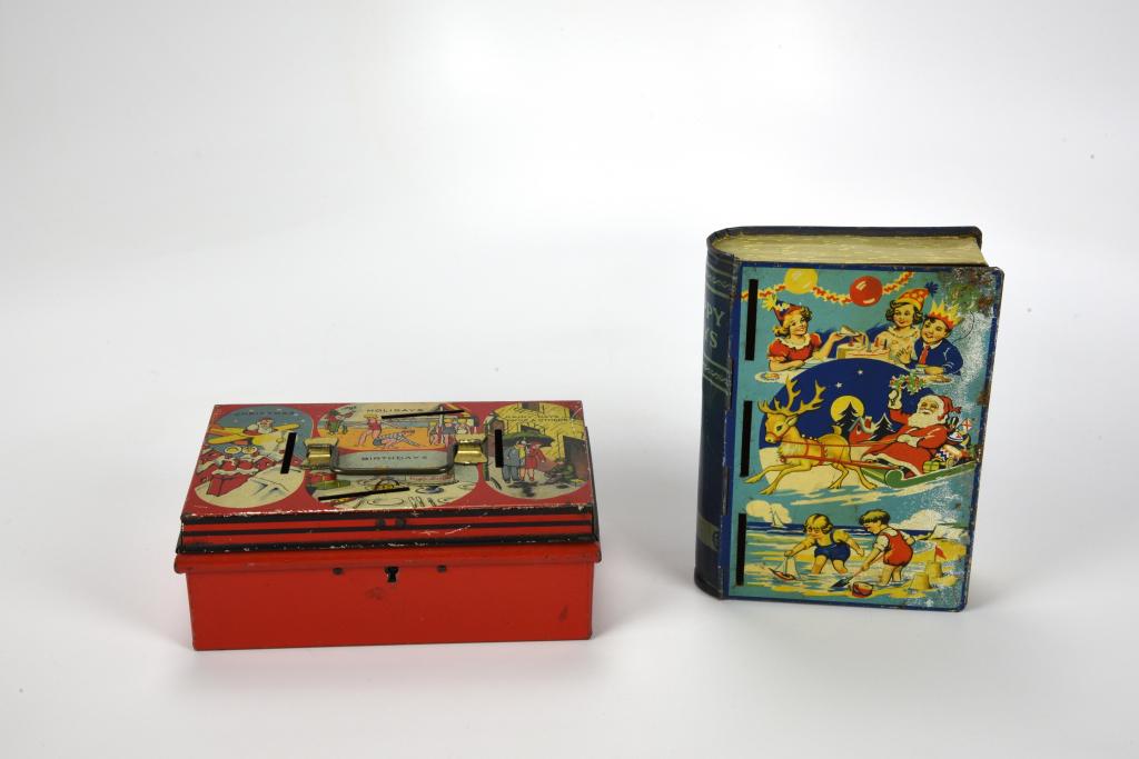 Two Tin Children's Banks (1 of 4)