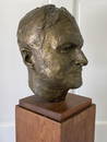 Jacob Epstein Bronze Head Sculpture