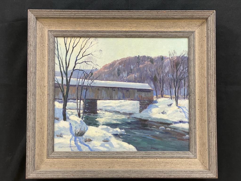 C. Gordon Harris "Scott Bridge" West River, Vermont Apr 03, 2022