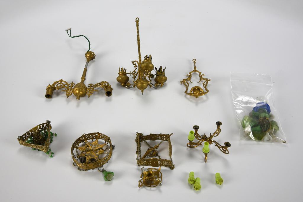 Victorian Dollhouse Hanging Metal Lighting (1 of 6)