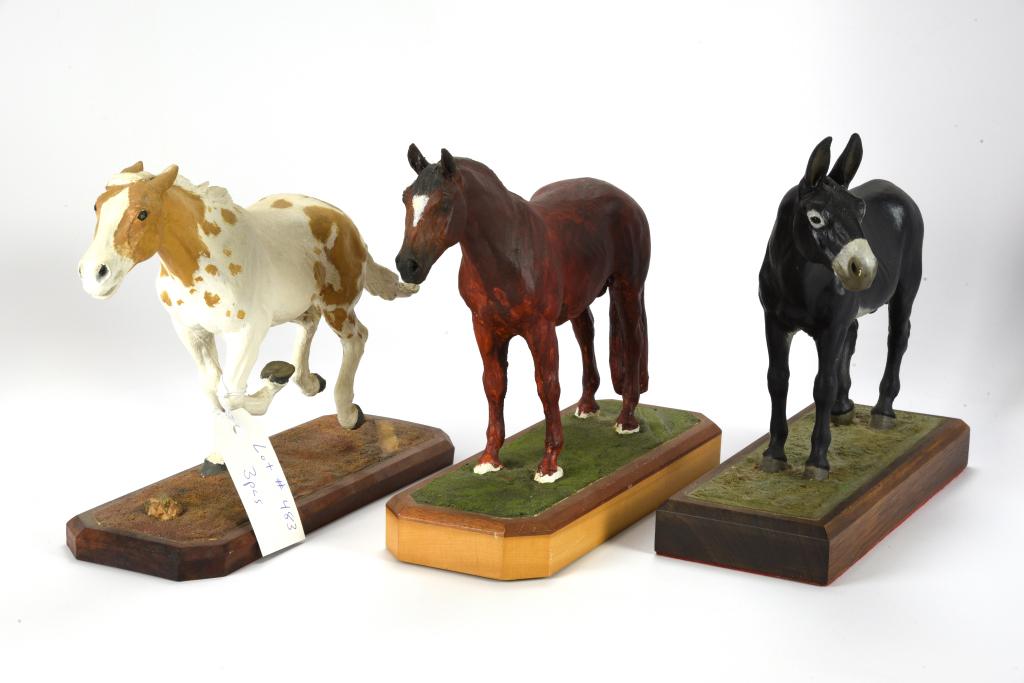 3 F. W. Eustis Sculptures - 2 Horse & Donkey (1 of 4)