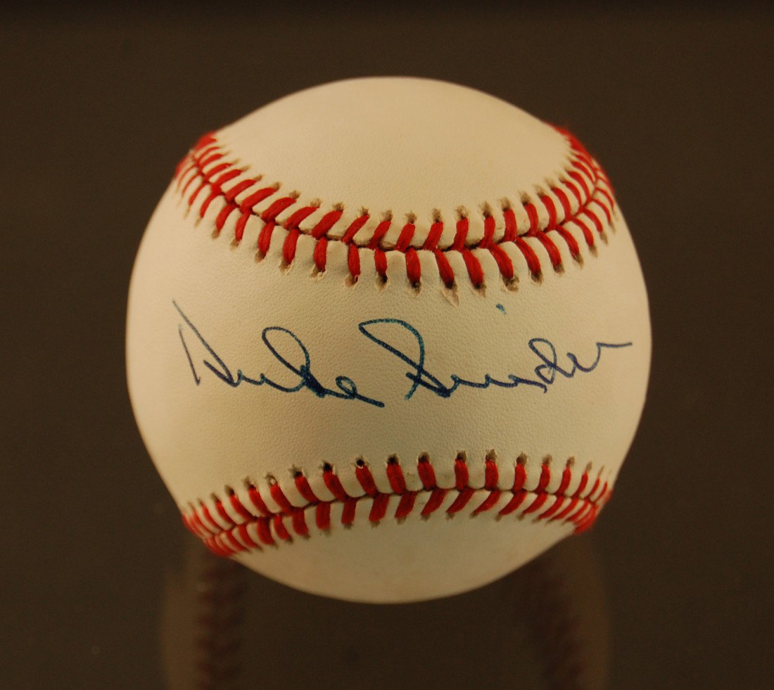 Duke Snider Autographed Baseball