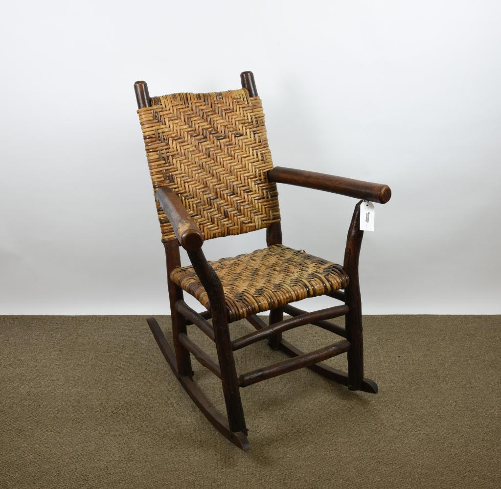 Old Hickory Arm Rocker (1 of 5)