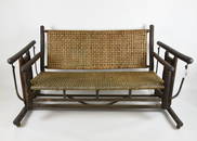 Early 1900's Signed Old Hickory Porch Glider