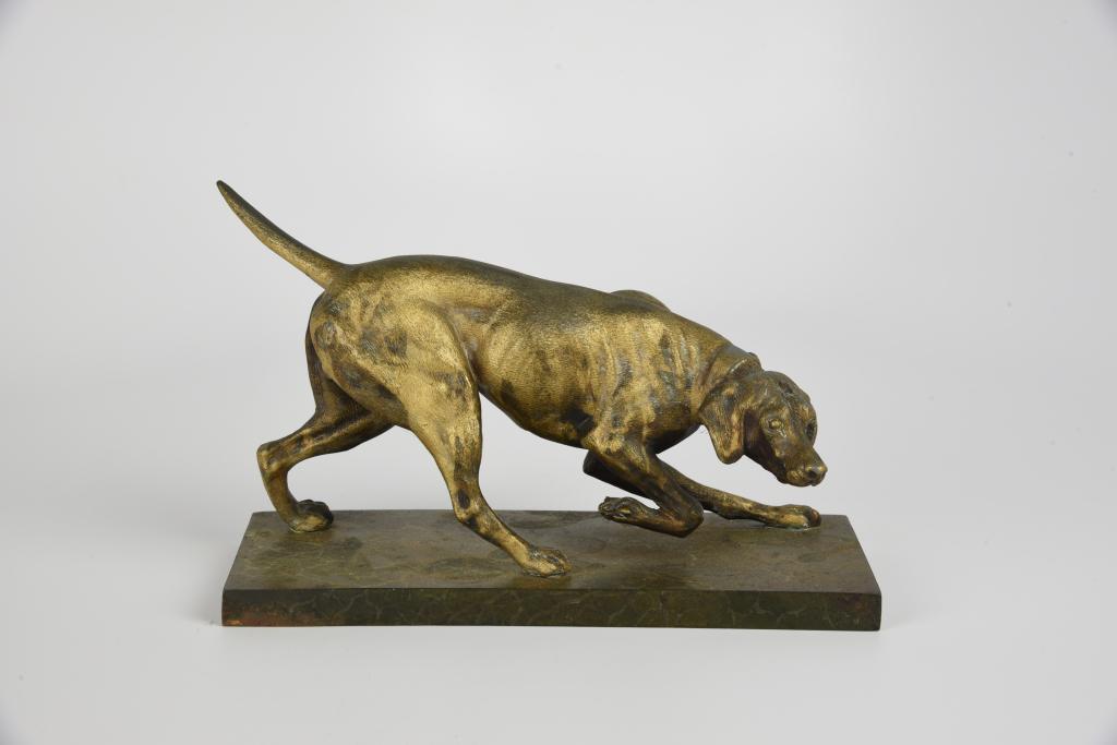 Pointer Dog Bronze Sculpture (1 of 3)