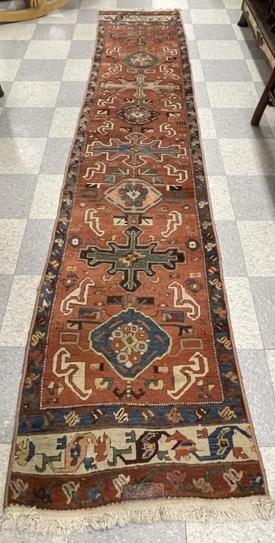Oriental Hand Woven Wool Runner Rug (1 of 5)