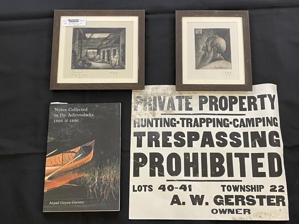 2 Arpad Gerster Etchings 1899 (1 of 8)