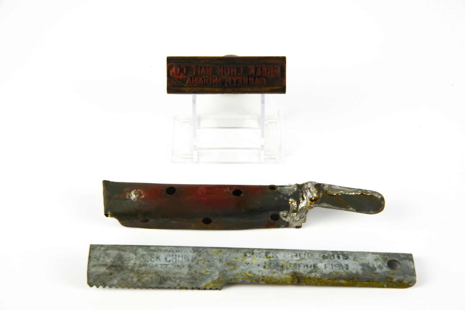 Early Creek Chub Factory Production Tools (1 of 4)