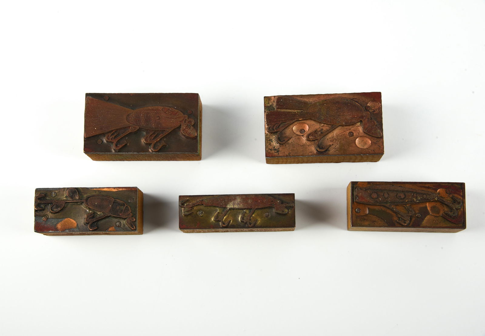 5 Creek Chub Printer’s Blocks (1 of 9)