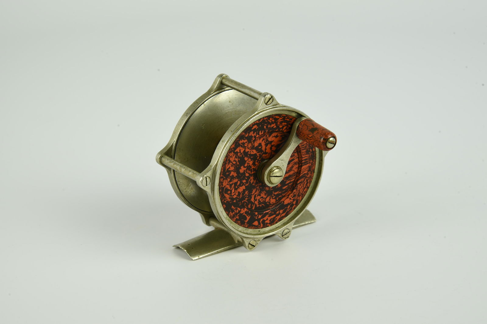 Rare Philbrook & Paine Marbleized Trout Reel (1 of 7)