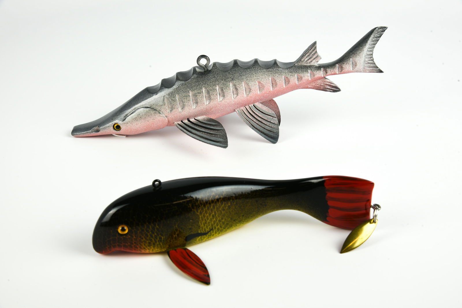 2 Vintage  Fish Decoys (1 of 4)
