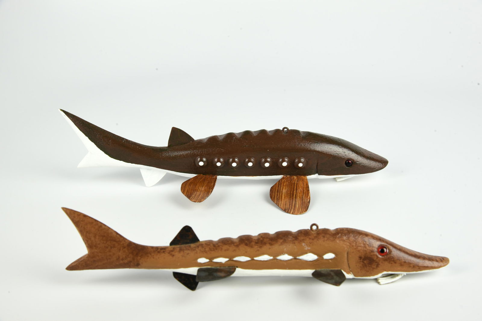 2 Vintage Turnock Sturgeon Decoys (1 of 3)