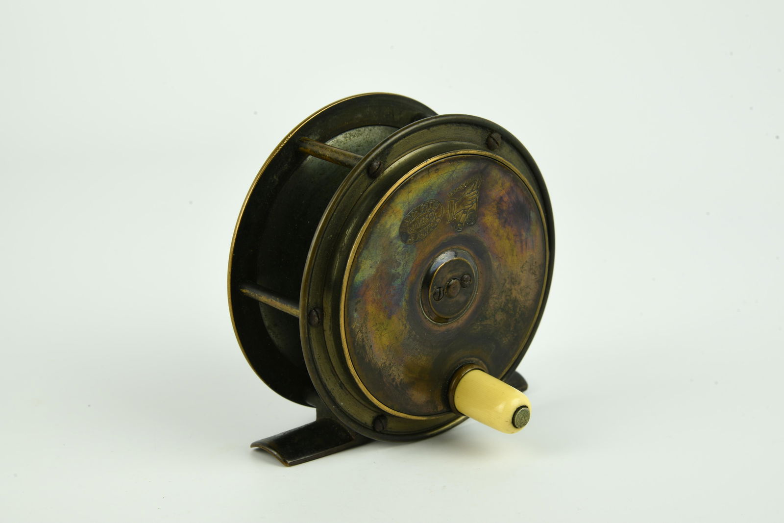 Early Hardy Brass Salmon Reel (1 of 4)