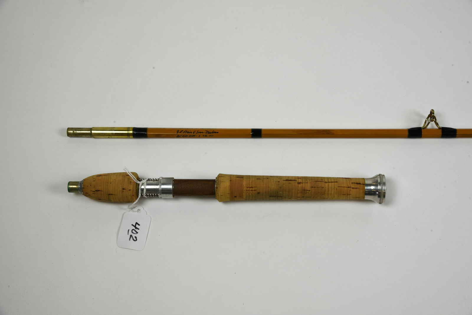 6’ J.L. Weir & Son Bamboo Bait Casting Rod (1 of 4)