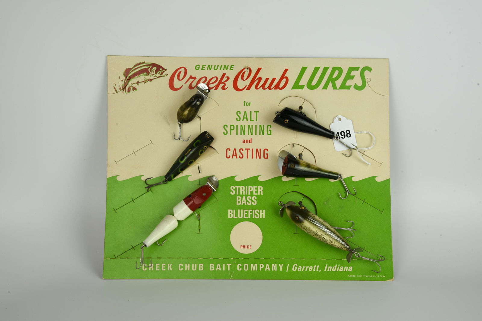Creek Chub Store Display Card (1 of 2)