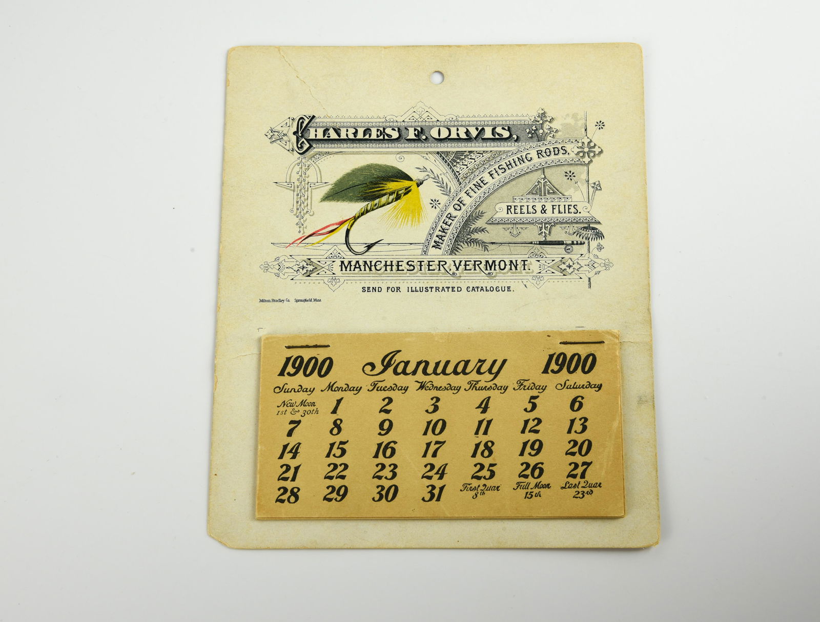 Scarce Charles F. Orvis 1900 Calendar (1 of 3)