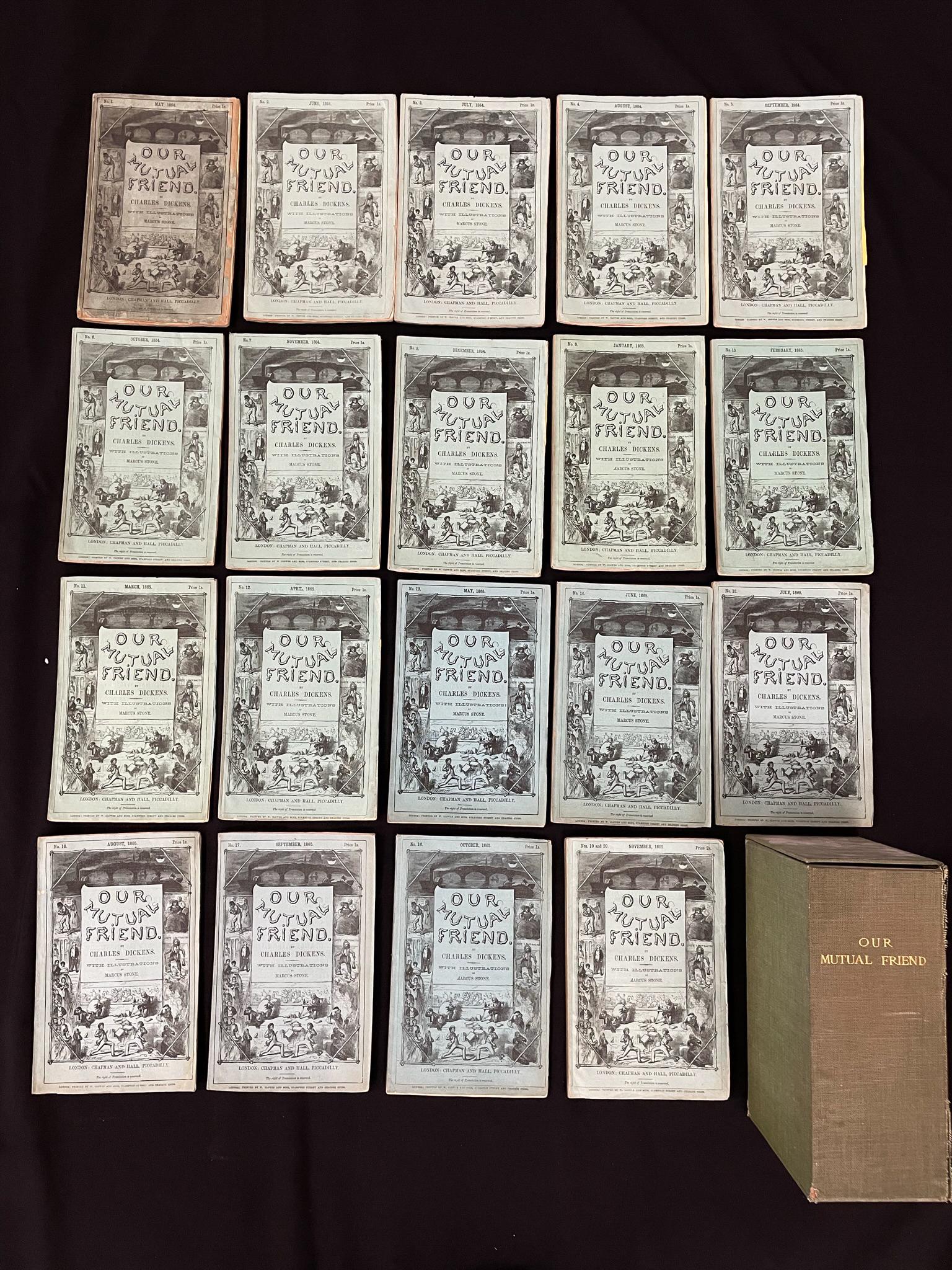 Charles Dickens 1864-1865 Our Mutual Friend Set (1 of 3)
