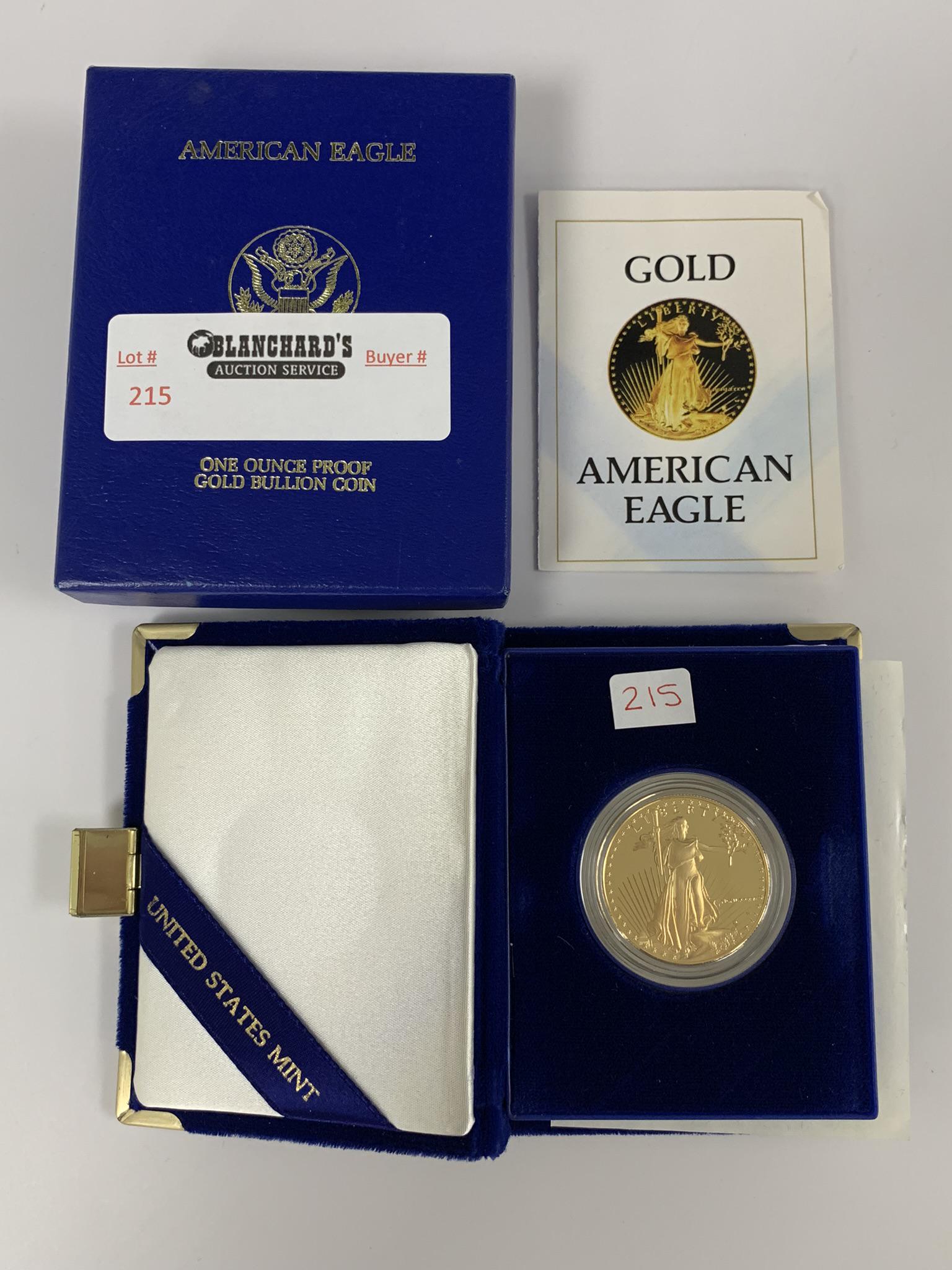 1986 Gold 1oz $50 Coin (1 of 3)