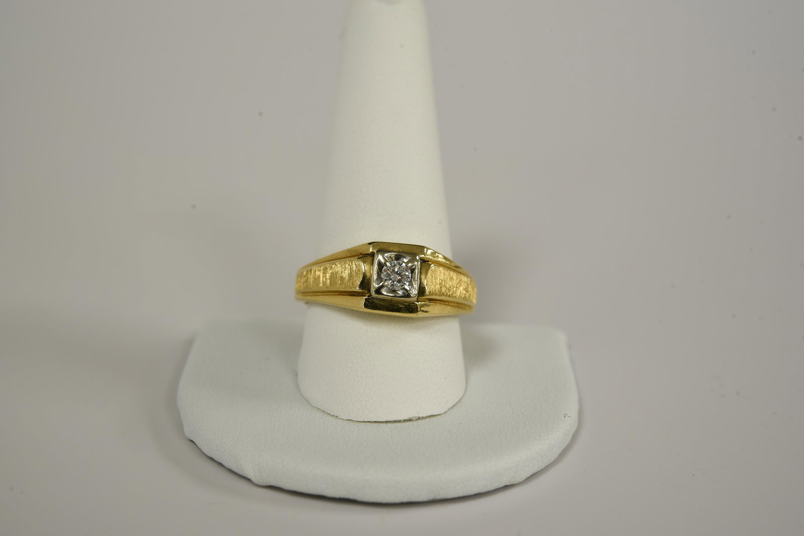 14kt Gold Men's Diamond Ring - .2 carat - 4.3 dwt (1 of 5)