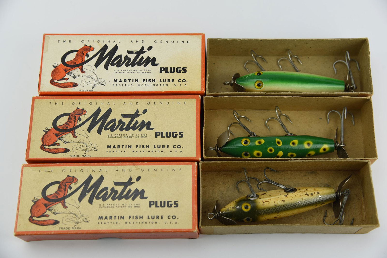 3 Martin Crippled Minnows (1 of 3)