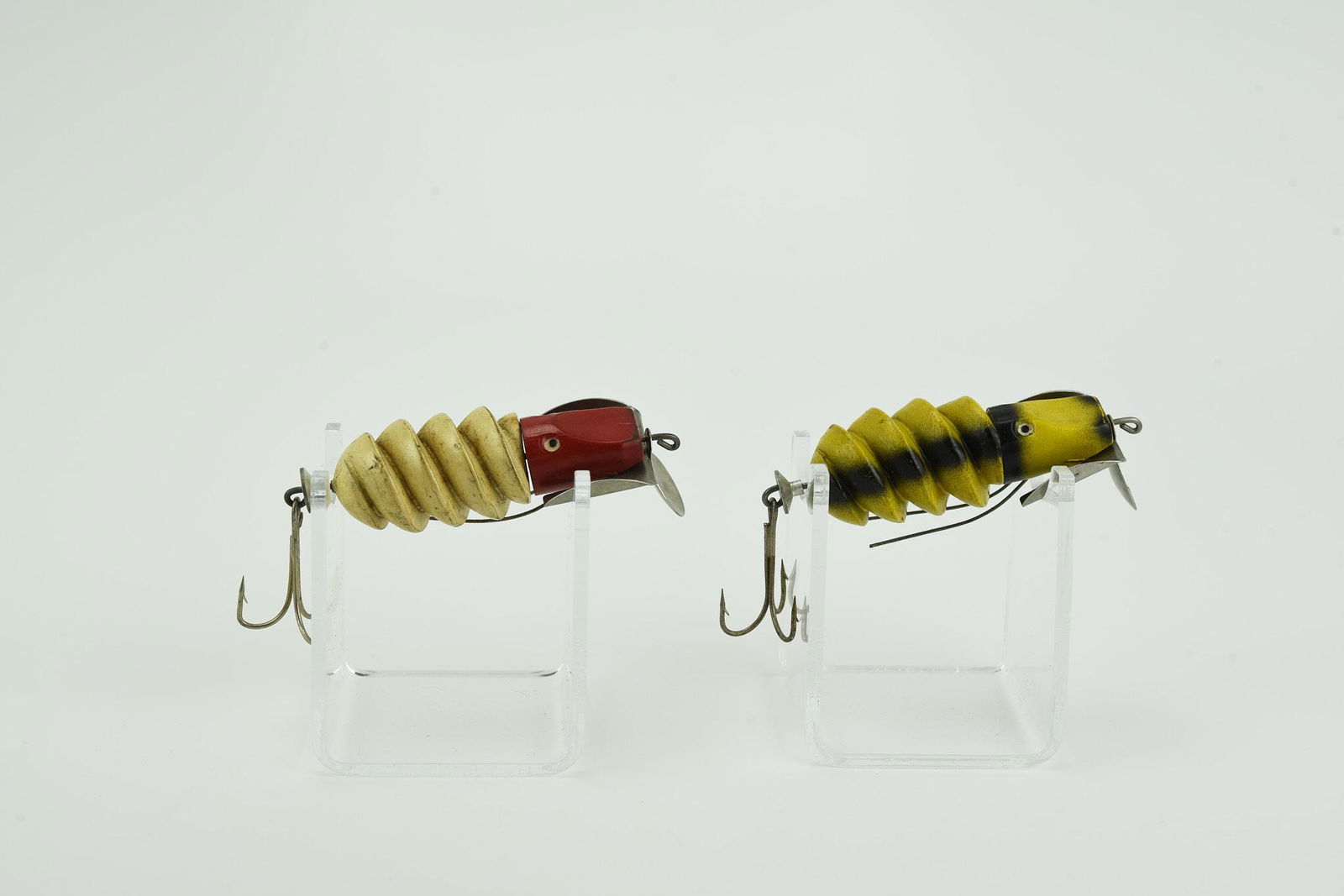 2 Zink Artificial Bait Co. Screwtails (1 of 5)