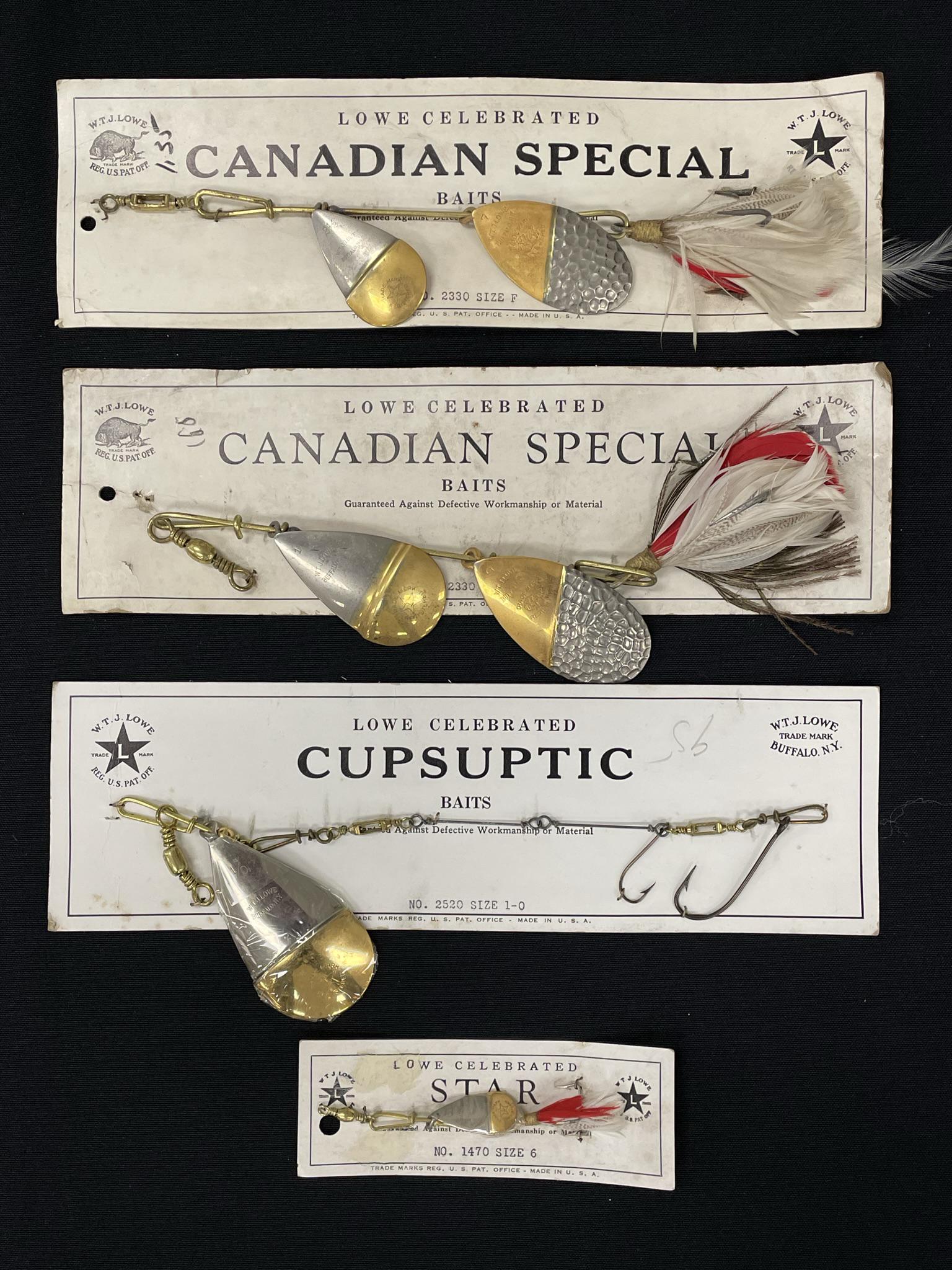 4 Carded Lowe's Spinners (1 of 3)